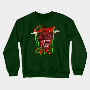 Ghostbusters Terror Dog Good Girl Crewneck Sweatshirt